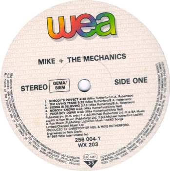 LP Mike & The Mechanics: Living Years