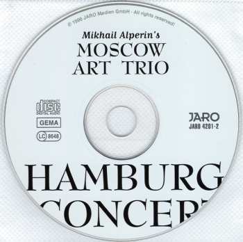 CD Moscow Art Trio: Hamburg Concert