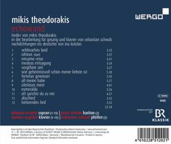 CD Mikis Theodorakis: Echowand Lieder