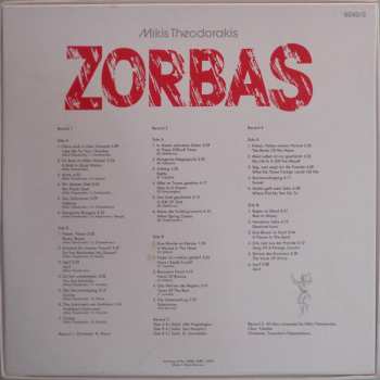 3LP/Caja Mikis Theodorakis: Zorbas