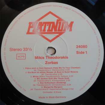 3LP/Caja Mikis Theodorakis: Zorbas