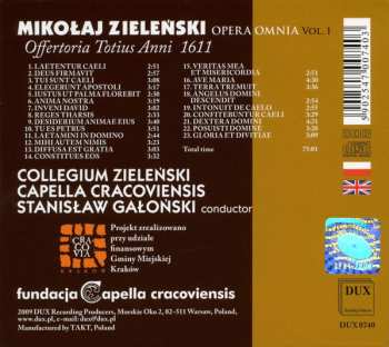 CD Capella Cracoviensis: Offertoria Totius Anni 1611 - Opera Omnia Vol. 1