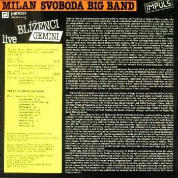 LP Milan Svoboda Big Band: Blíženci = Gemini (Live)