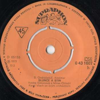 SP Yvetta Simonová: Slunce A Stín • Nač Jsou Hádky?