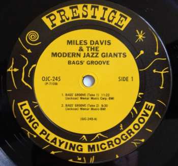 LP Miles Davis: Bags Groove