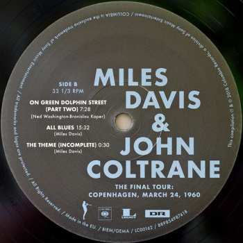 LP Miles Davis: The Final Tour: Copenhagen, March 24, 1960