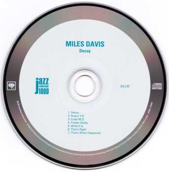 CD Miles Davis: Decoy LTD