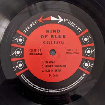LP Miles Davis: Kind Of Blue LTD