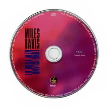 CD Miles Davis: Long Island New York 1987