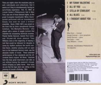 CD Miles Davis: My Funny Valentine - Miles Davis In Concert
