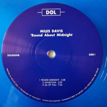 LP Miles Davis: 'Round About Midnight LTD | CLR