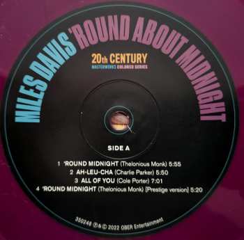 LP Miles Davis: Round About Midnight