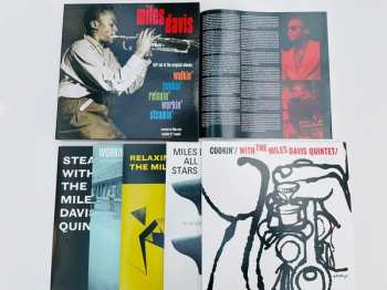 5LP/Caja Miles Davis: Walkin', Cookin', Relaxin', Workin', Steamin' 