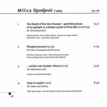 CD Milica Djordjević: Milica Djordjević