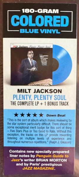 LP Milt Jackson: Plenty, Plenty Soul  CLR