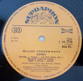 LP Miluše Voborníková: Doteky