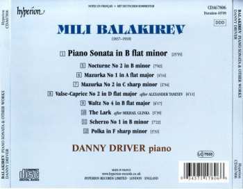 CD Mily Balakirev: Piano Sonata & Other Works