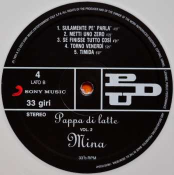 2LP Mina: Pappa Di Latte CLR | LTD