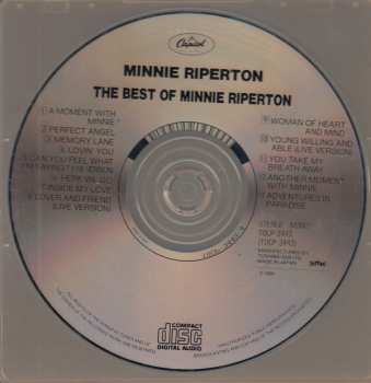 CD Minnie Riperton: The Best Of Minnie Riperton
