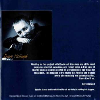 CD Dave Holland: World Trio