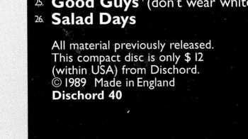 CD Minor Threat: Complete Discography