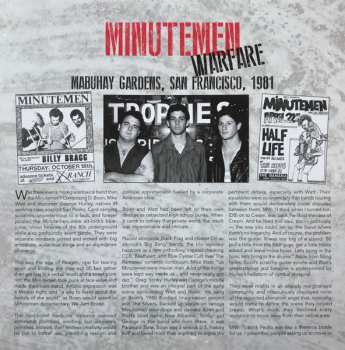 LP Minutemen: Warfare - Mabuhay Gardens, San Francisco, 1981 CLR