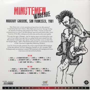 LP Minutemen: Warfare - Mabuhay Gardens, San Francisco, 1981 CLR
