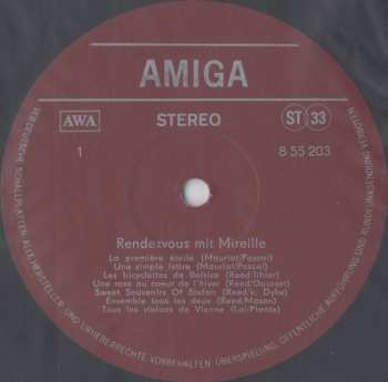 LP Mireille Mathieu: Rendezvous Mit Mireille