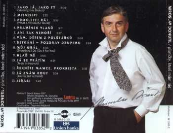 CD Miroslav Donutil: Písničky, Které Mám Rád