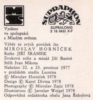 LP Miroslav Horníček: Chvála Pohybu