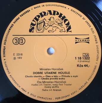 2LP Miroslav Horníček: Dobře Utajené Housle