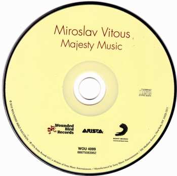 CD Miroslav Vitous: Majesty Music