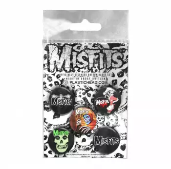 Juego de placas Misfits Button Badge Set