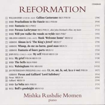 CD William Byrd: Reformation: Keyboard Works by William Byrd, Orlando Gibbons, John Bull & Jan Pieterszoon Sweelinck