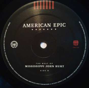 LP Mississippi John Hurt: American Epic: The Best Of Mississippi John Hurt