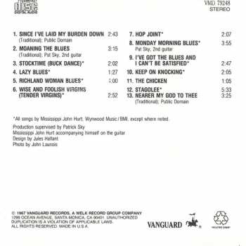 CD Mississippi John Hurt: The Immortal Mississippi John Hurt