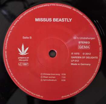 LP Missus Beastly: Missus Beastly LTD | NUM