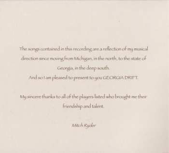 CD Mitch Ryder: Georgia Drift