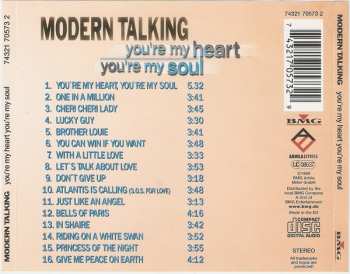 CD Modern Talking: You're My Heart You're My Soul