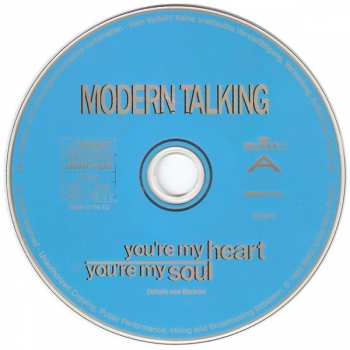 CD Modern Talking: You're My Heart You're My Soul