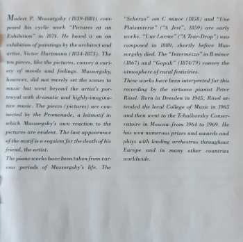 CD Peter Rösel: Bilder Einer Ausstellung = Pictures From An Exhibition / Fünf Klavierstücke = Five Pieces For Piano