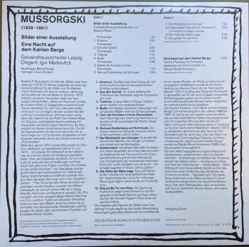 LP Igor Markevitch: Bilder Einer Ausstellung / Eine Nacht Auf Dem Kahlen Berge