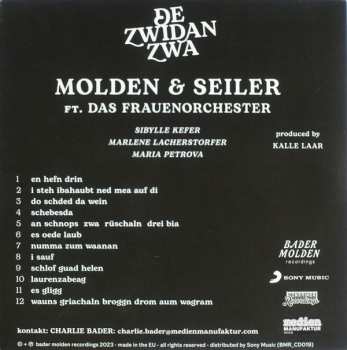 LP/CD Ernst Molden: De Zwidan Zwa CLR