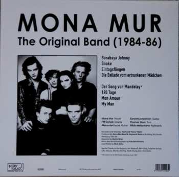 LP Mona Mur: The Original Band (1984-86) LTD