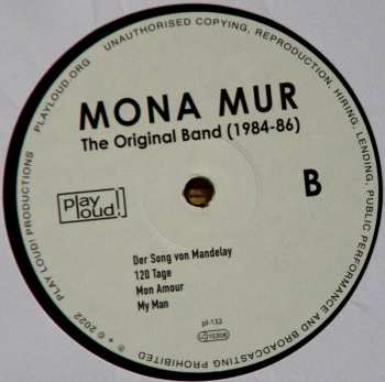 LP Mona Mur: The Original Band (1984-86) LTD