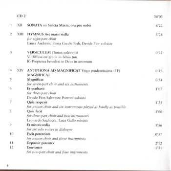 2CD Claudio Monteverdi: Vespro Della Beata Vergine