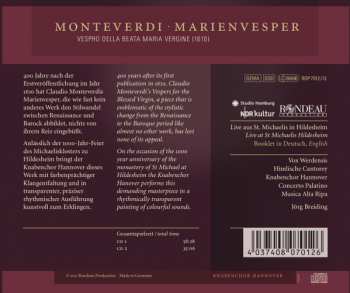 2CD Claudio Monteverdi: Marienvesper - Vespro Della Beata Maria Vergine (1610)