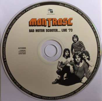 CD Montrose: Bad Motor Scooter... Live '73