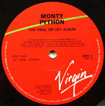 2LP Monty Python: The Final Rip Off