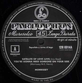 LP Morrissey: Satellite Of Love (Live)